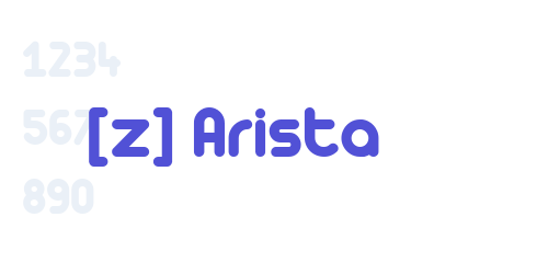 [z] Arista-font-download